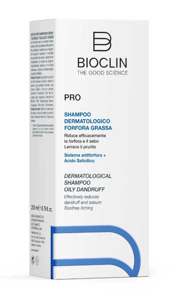 Bioclin Pro Shampoo Dermatologico Per Forfora Grassa 200 ml